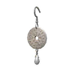 Orecchino d'Argento Inciso