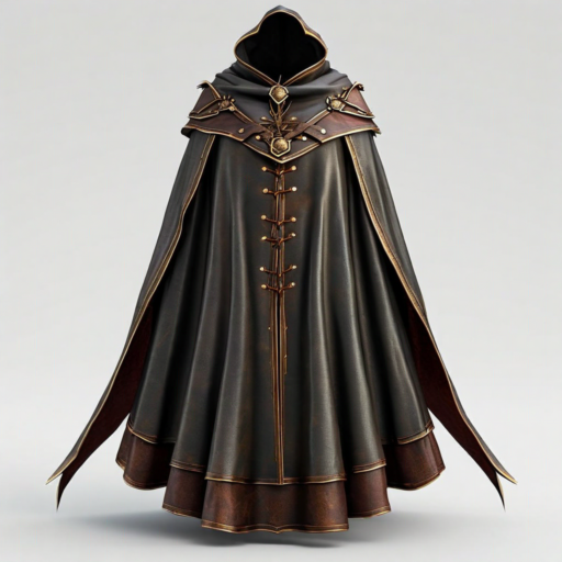 Cape en Cuir du Royaume Déchu