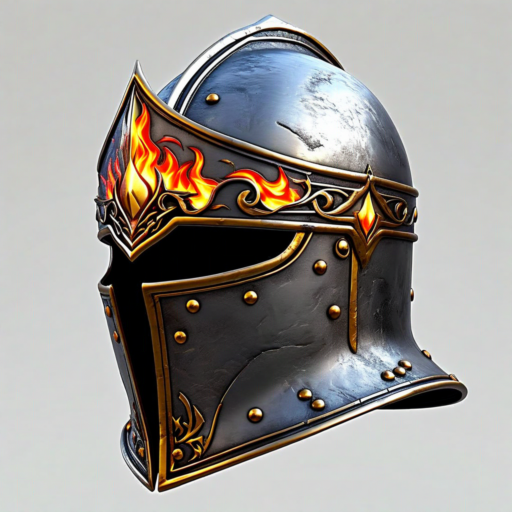 Heaume de Plaques du Chevalier de Flamme