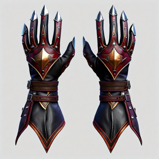 Narren-Lederhandschuhe