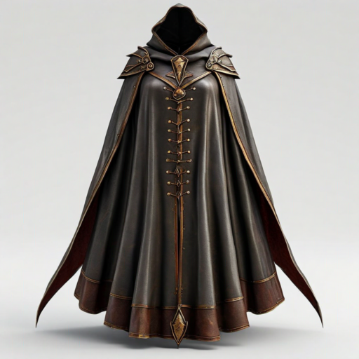 Cape en Cuir du Royaume Déchu