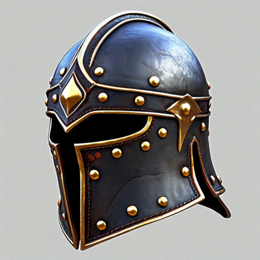 Elmo in Pelle del Regno Caduto