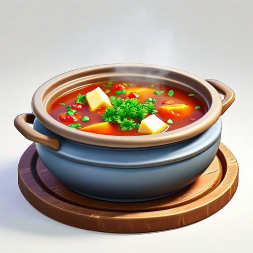 Füllende Klare Suppe