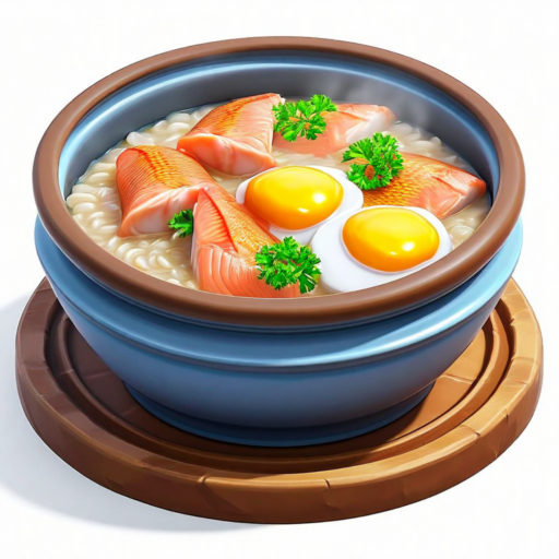 Porridge de poisson nourrissant