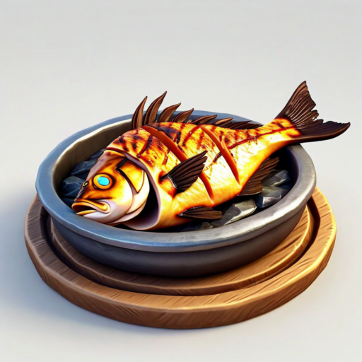 Poisson grillé nourrissant