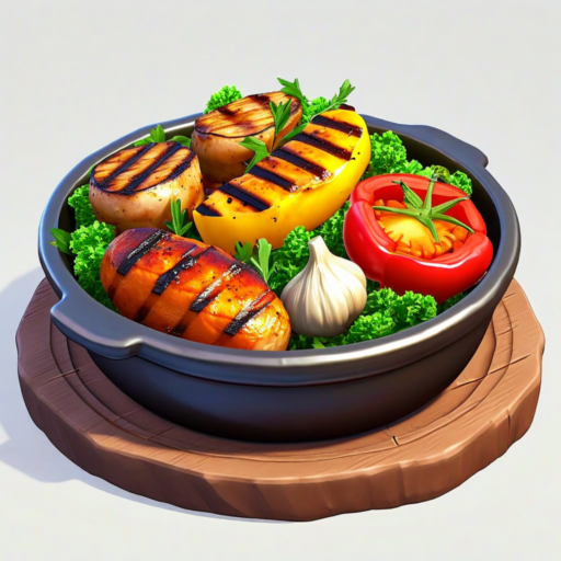 Légumes grillés nourrissants