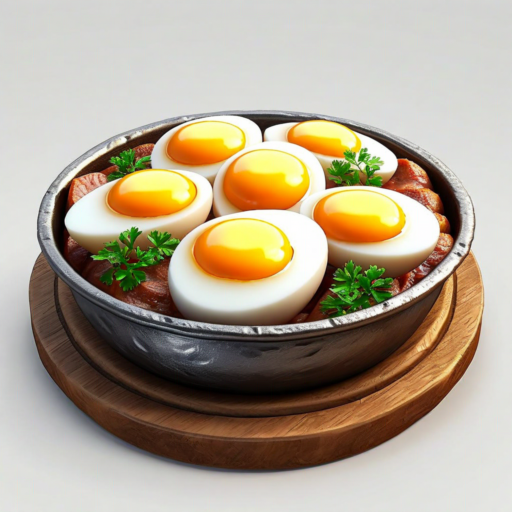 Füllende Geräucherte Eier