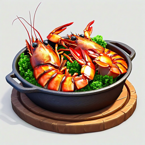 Gegrillte Meeresfrüchte