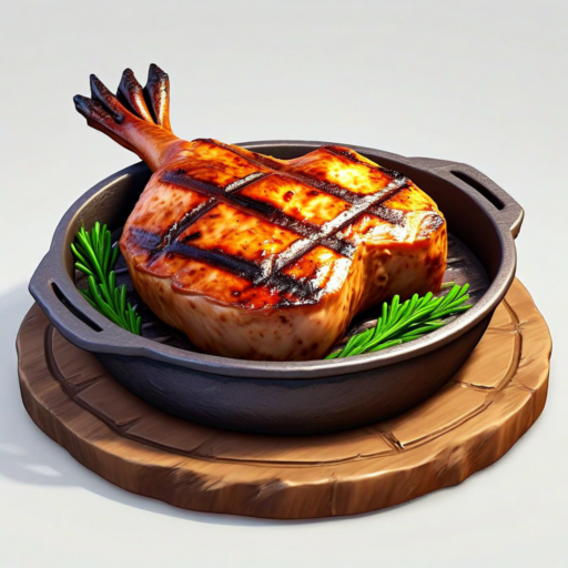 Herzhaftes Gegrilltes Geflügel