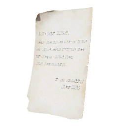 Note de livraison royale