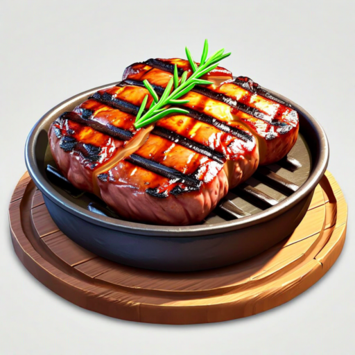 Viande grillée rassasiante