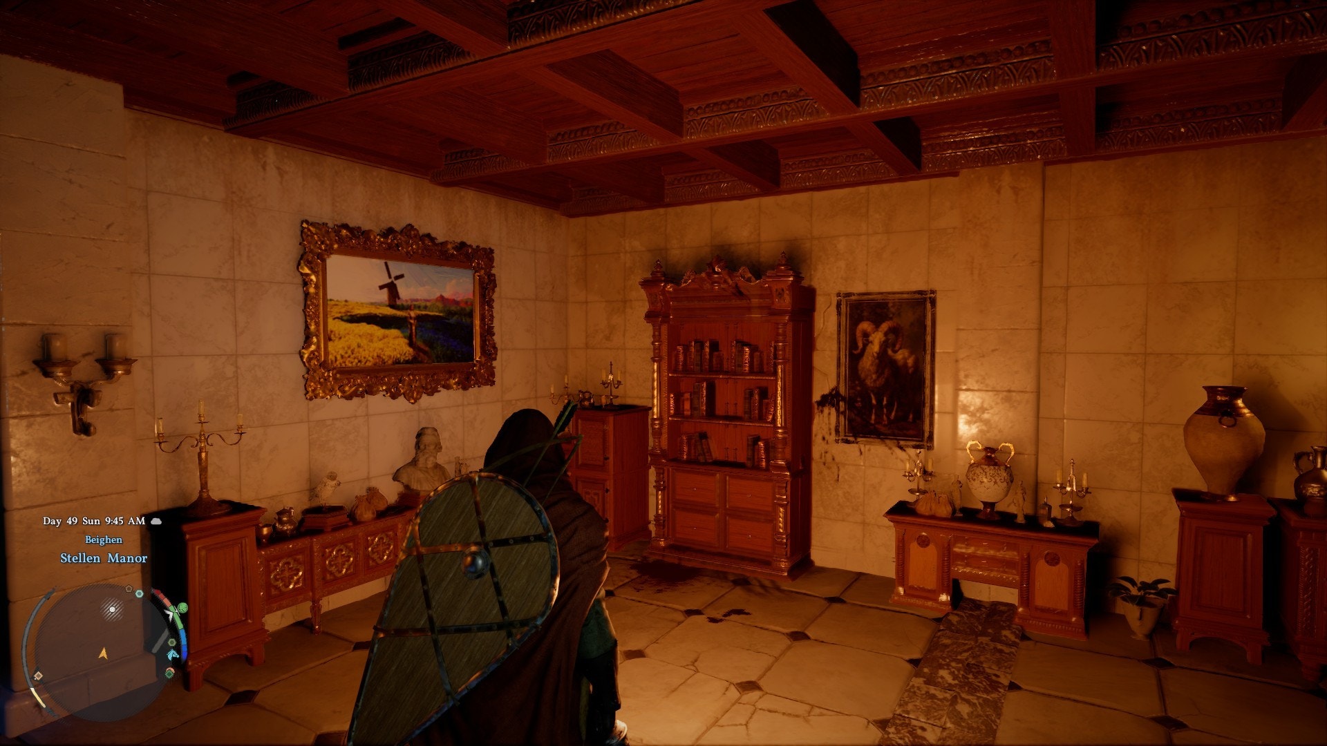 False Bookshelf location