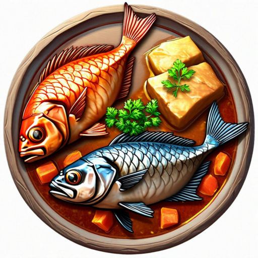 Gemischter Geschmorter Fisch